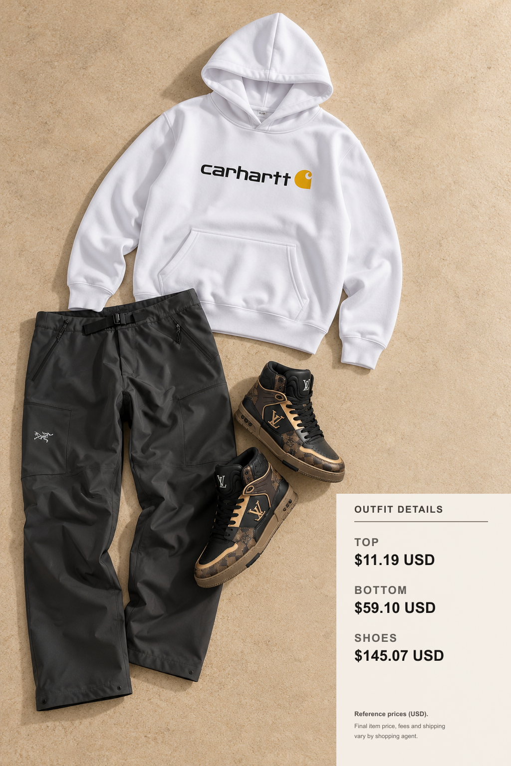 Givenchy Hoodie: Three Fall-Winter Colorways outfit 2 editorial flat lay for fashionreps