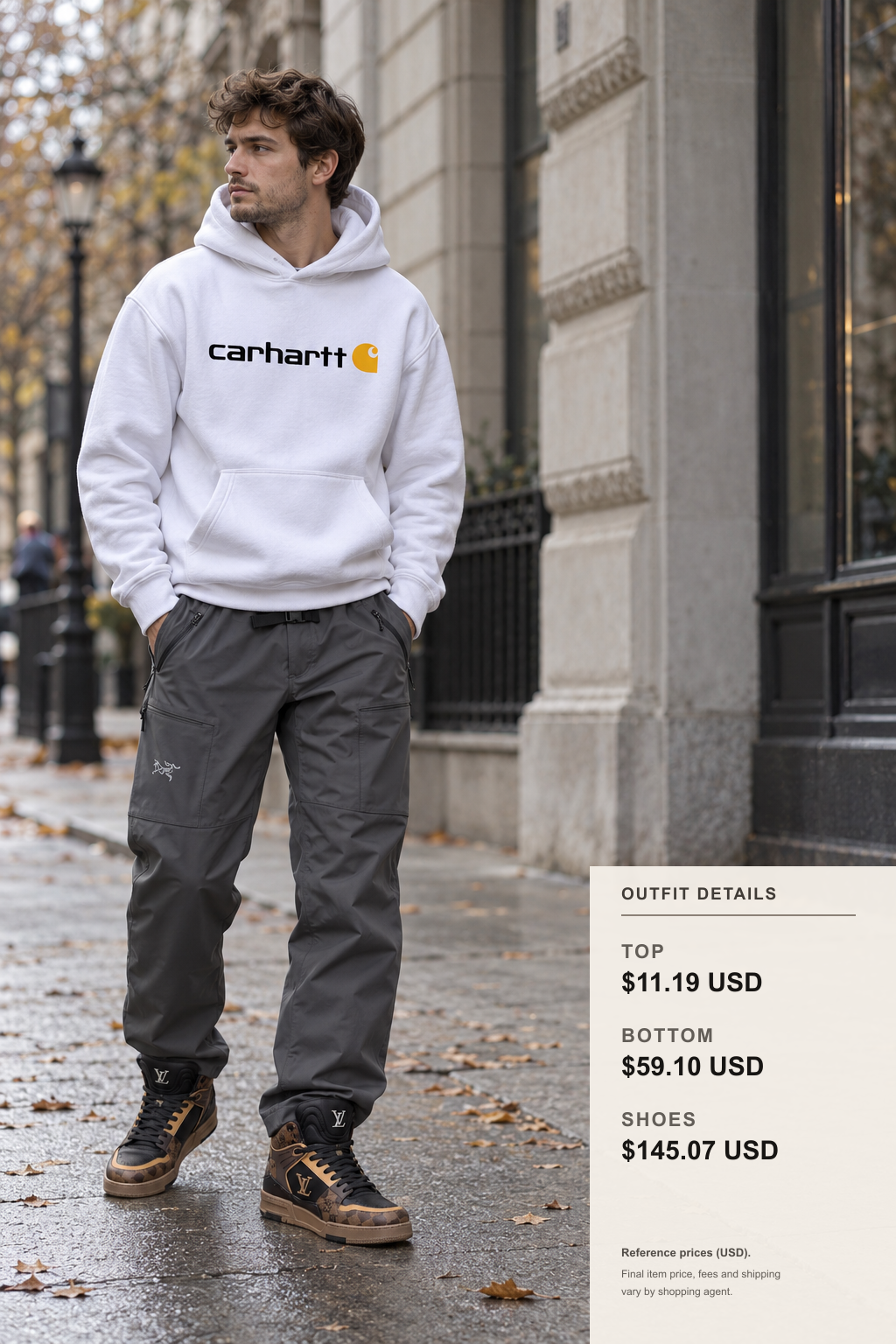 Givenchy Hoodie: Three Fall-Winter Colorways outfit 2 full-body street style for fashionreps