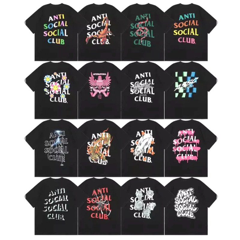 Anti Social Social Club Multicolor T-Shirt Collection Review: 230gsm Double-Yarn Cotton, Loose Raglan Fit