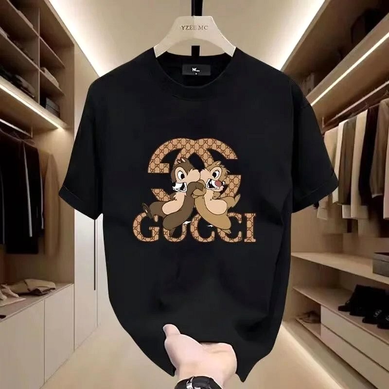 Gucci Black Playful Squirrel Tee Review: Does the Print Scale With the Size?