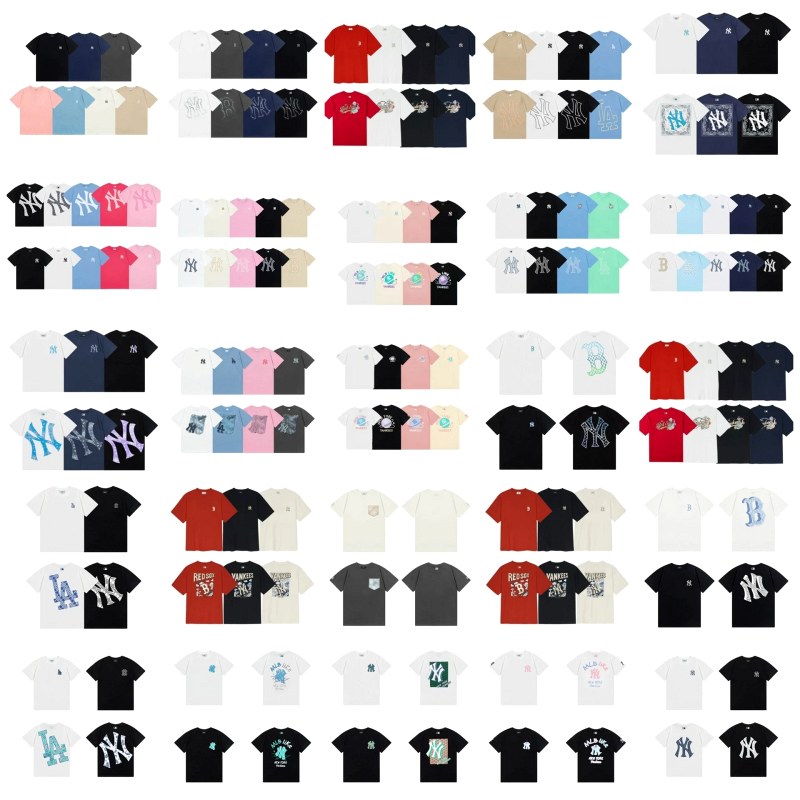 MLB Multi-Color T-Shirt Collection Review: 100% Cotton, 37 Colorways, S–XXXL
