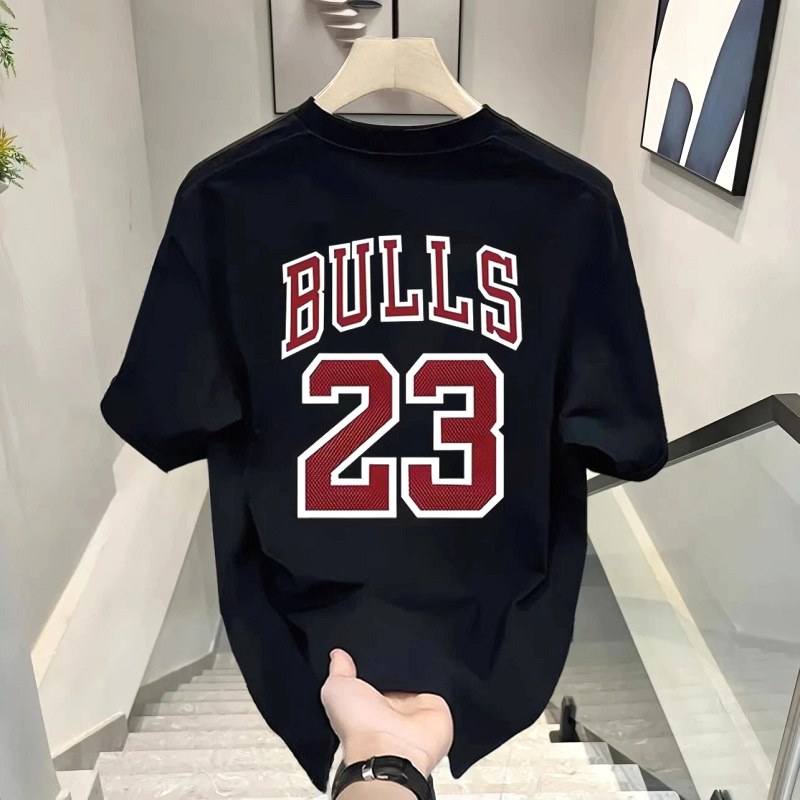 NBA Black T-Shirt in Casual Streetwear Style Review: A $5 Pure-Cotton Tee, Weighed and Washed
