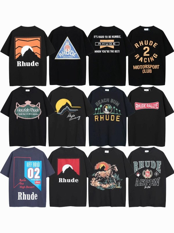 Rhude "Dark" Series T-Shirt Collection Review: Boxy Cotton Tees Weighed, Washed and Measured